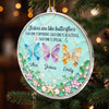 Custom Acrylic Ornament - Personalized Best Friend Christmas Birthday Gifts For Women, Besties, Sisters, BFF - A Sisterly Bond Like No Other