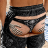 Custom Funny Men Swim Trunks - Personalized Summer Vacation And Travel Gifts For Husband, Son, Grandson, Brother, Grandpa, Dad, Yourself - Born To Ride In Style