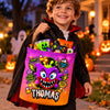 Custom Monster LED Light Bucket Bag - Personalized Halloween Birthday Gifts For Kids - Monster Candy Hunter