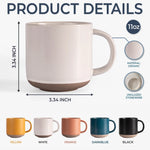 Custom First Christmas Pottery Mug - Personalized  Anniversary Christmas Wedding Gifts For Husband And Wife, Him And Her - Forever Our Special Date