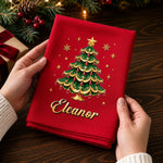 Custom Cotton Napkin - Personalized Christmas Birthday Gifts For Mom, Dad, Brother, Sister - Let The Good Cheer Begin