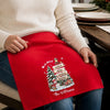 Custom Snowman Cotton Napkin - Personalized Christmas Birthday Gifts For Mom, Dad, Brother, Sister - Making Spirits Bright Tonight