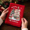 Custom Snowman Cotton Napkin - Personalized Christmas Birthday Gifts For Mom, Dad, Brother, Sister - Making Spirits Bright Tonight