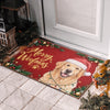 Custom Photo Home Decor Decorative Mat - Personalized  Christmas Birthday Gifts For Dog Cat Lovers, Dog Dad And Mom, Cat Owners - Have A Pawsome Christmas