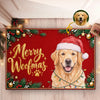 Custom Photo Home Decor Decorative Mat - Personalized  Christmas Birthday Gifts For Dog Cat Lovers, Dog Dad And Mom, Cat Owners - Have A Pawsome Christmas