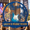 Custom Shaped Metal Sign - Personalized Birthday Gifts For Guitar Lovers - Life Is Better With Music