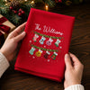 Custom Cotton Napkin - Personalized Christmas Birthday Gifts For Mom, Dad, Brother, Sister - Believe In Holiday Magic
