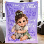 Custom Photo Blanket - Personalized Birthday Gifts For Kids - Stay Cozy And Dream Big