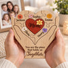 Custom Shaped Wooden Art Puzzle - Personalized Mother's Day Father's Day Birthday Gifts For Mom, Dad, Grandma, Grandpa - Together in Every Piece