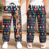 Custom Letter Unisex Sweatpants - Personalized Christmas Birthday Gifts For Mom, Dad, Brother, Sister - Merry Cookie Season