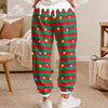 Custom Letter Unisex Sweatpants - Personalized Christmas Birthday Gifts For Mom, Dad, Brother, Sister - Grinch Mode
