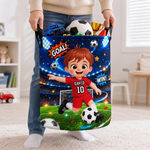 Custom Laundry Basket - Personalized Birthday Gifts For Kids - Goal Getter