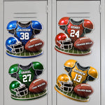 Custom America Football Magnetic Sheet - Personalized Birthday Gifts For America Football Lovers, Sports Fans, Sports Lovers - Work Hard Play Harder Always