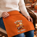 Custom Cotton Napkin - Personalized Birthday Gifts For Mom, Dad, Brother, Sister - Gathered For The Cozy Season