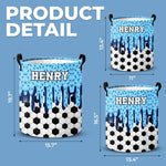 Custom Sport Laundry Basket - Personalized Birthday Gifts For Sports Fans, Sports Lovers, Kids - Play Like A Pro