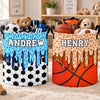 Custom Sport Laundry Basket - Personalized Birthday Gifts For Sports Fans, Sports Lovers, Kids - Play Like A Pro