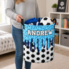 Custom Sport Laundry Basket - Personalized Birthday Gifts For Sports Fans, Sports Lovers, Kids - Play Like A Pro