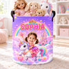 Custom Photo Laundry Basket - Personalized Birthday Gifts For Kids - Sweet As A Fairytale