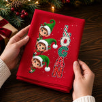 Custom Cotton Napkin - Personalized Christmas Birthday Gifts For Mom, Dad, Brother, Sister - Merry And Bright All Season