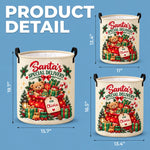 Custom Laundry Basket - Personalized Christmas Birthday Gifts For Kids - Santa's Special Delivery
