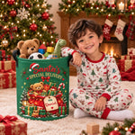 Custom Laundry Basket - Personalized Christmas Birthday Gifts For Kids - Santa's Special Delivery