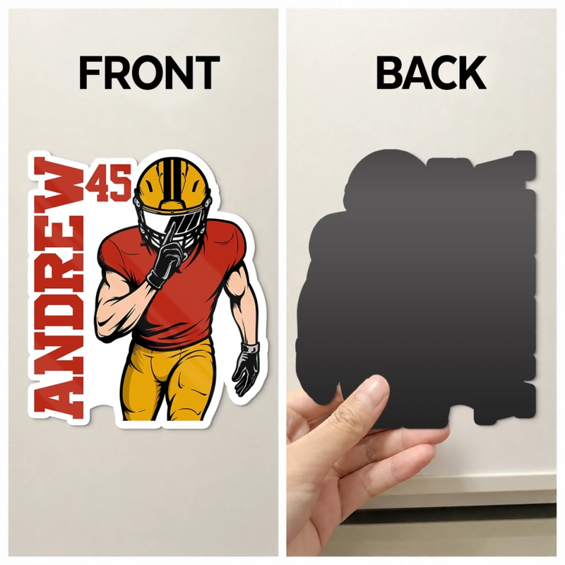 Custom America Football Magnetic Sheet - Personalized Birthday Gifts For America Football Lovers, Sports Fans, Sports Lovers - Game Day Ready Always Now