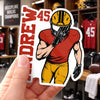 Custom America Football Magnetic Sheet - Personalized Birthday Gifts For America Football Lovers, Sports Fans, Sports Lovers - Game Day Ready Always Now