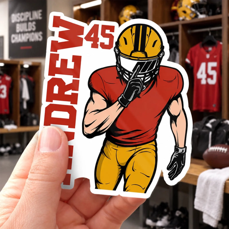 Custom America Football Magnetic Sheet - Personalized Birthday Gifts For America Football Lovers, Sports Fans, Sports Lovers - Game Day Ready Always Now