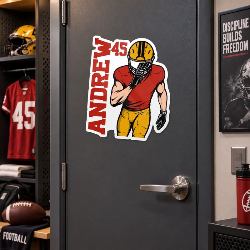 Custom America Football Magnetic Sheet - Personalized Birthday Gifts For America Football Lovers, Sports Fans, Sports Lovers - Game Day Ready Always Now