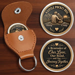 Custom Pocket Hug - Personalized Anniversary Wedding Gifts For Husband And Wife, Him And Her - Love You To Infinity