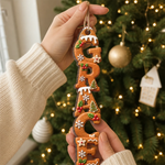 Custom Letter Wooden Ornament - Personalized Christmas Birthday Gifts For Mom, Dad, Brother, Sister - Together Makes The Season Bright