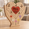 Custom Shaped Wooden Art Puzzle - Personalized Mother's Day Father's Day Birthday Gifts For Mom, Dad, Grandma, Grandpa - Where Every Piece Holds Love
