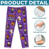 Custom Pajama Pants - Personalized Halloween Gifts For Grandma, Grandpa - Spoiling My Little Monsters