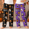 Custom Pajama Pants - Personalized Halloween Gifts For Grandma, Grandpa - Spoiling My Little Monsters
