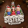 Custom Acrylic Ornament - Personalized Best Friend Christmas Birthday Gifts For Women, Besties, Sisters, BFF - Merry Times Together, Always