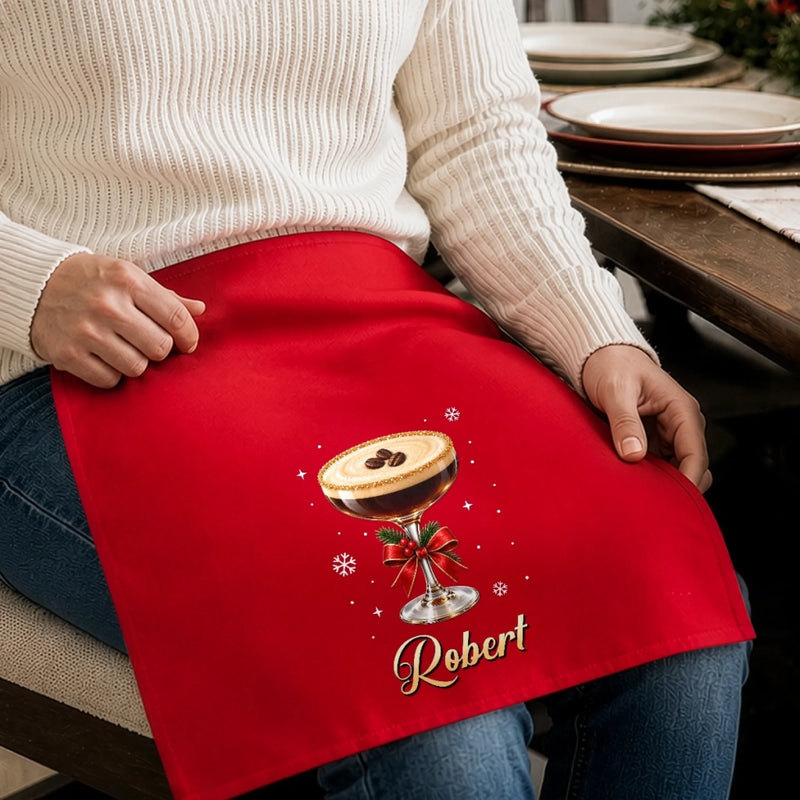 Custom Cotton Napkin - Personalized Christmas Birthday Gifts For Mom, Dad, Brother, Sister - Winter Days Merry Ways