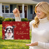 Custom Photo Decor Wood Sign - Personalized Personalized Christmas Birthday Gifts For Dog Cat Lovers, Dog Dad And Mom, Cat Owners - Merry Tails Welcome You