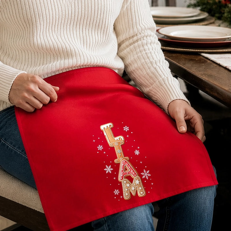 Custom Cotton Napkin - Personalized Christmas Birthday Gifts For Mom, Dad, Brother, Sister - Let The Holiday Magic Begin