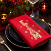 Custom Cotton Napkin - Personalized Christmas Birthday Gifts For Mom, Dad, Brother, Sister - Let The Holiday Magic Begin