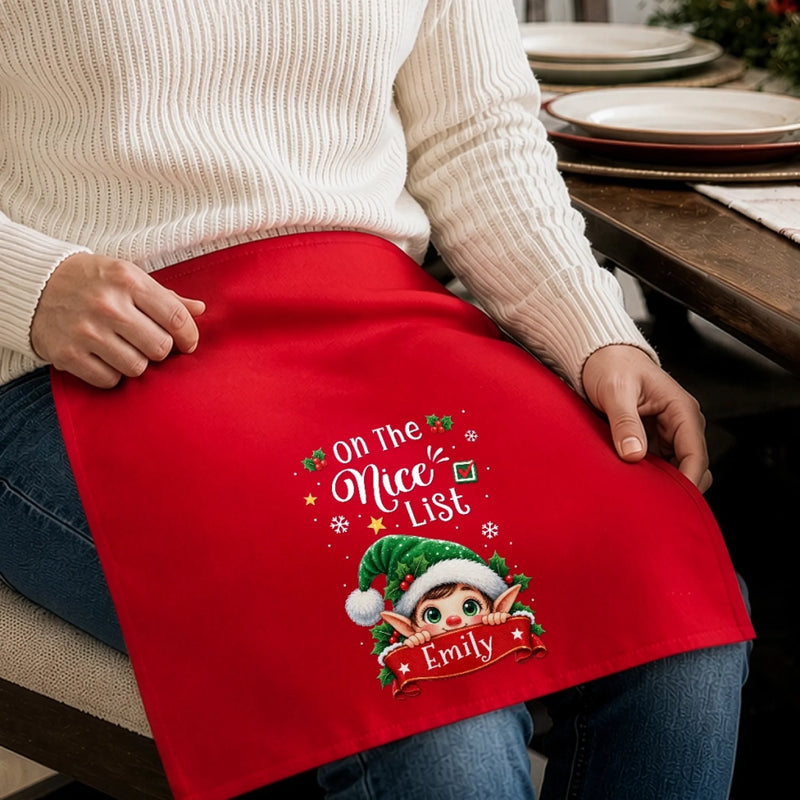 Custom Cotton Napkin - Personalized Christmas Birthday Gifts For Mom, Dad, Brother, Sister - Joy All Around