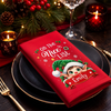 Custom Cotton Napkin - Personalized Christmas Birthday Gifts For Mom, Dad, Brother, Sister - Joy All Around