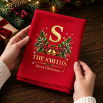Custom Cotton Napkin - Personalized Christmas Birthday Gifts For Mom, Dad, Brother, Sister - Aesthetic Christmas Era