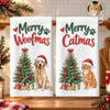 Custom Photo Kitchen Towel - Personalized Birthday Christmas Gifts For Dog Cat Lovers, Dog Dad And Mom, Cat Owners - Have A Pawsome Christmas