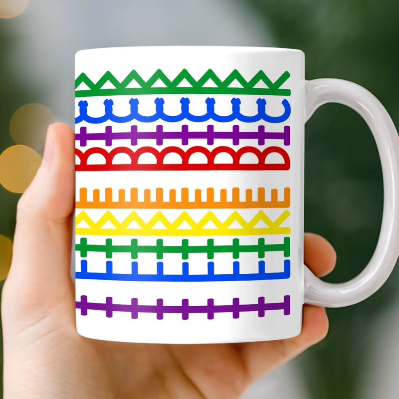 Hidden Message Mug - Christmas Gift For Brothers, Coworkers, Friends, Boss, White Elephant Gift - Sleigh The Gift Game