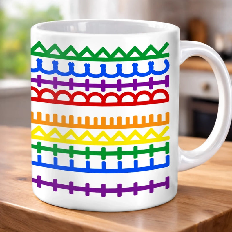 Hidden Message Mug - Christmas Gift For Brothers, Coworkers, Friends, Boss, White Elephant Gift - Sleigh The Gift Game