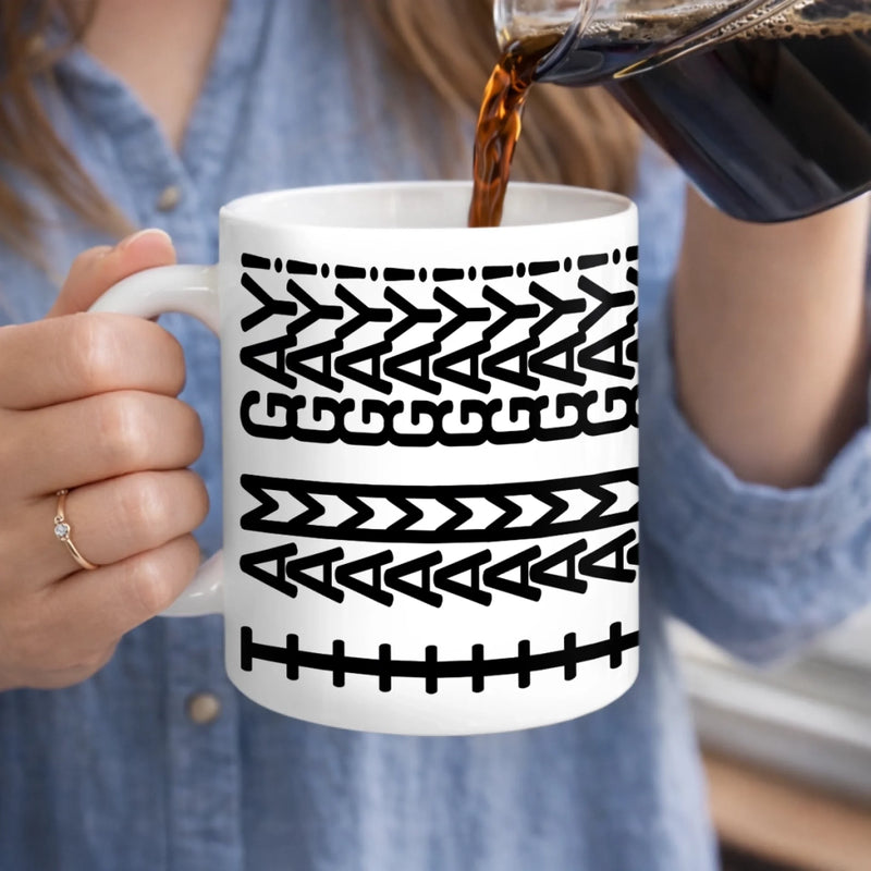 Hidden Message Mug - Funny Christmas Gift For Him, Coworkers, Boss, White Elephant Gift - Slightly Mischievous