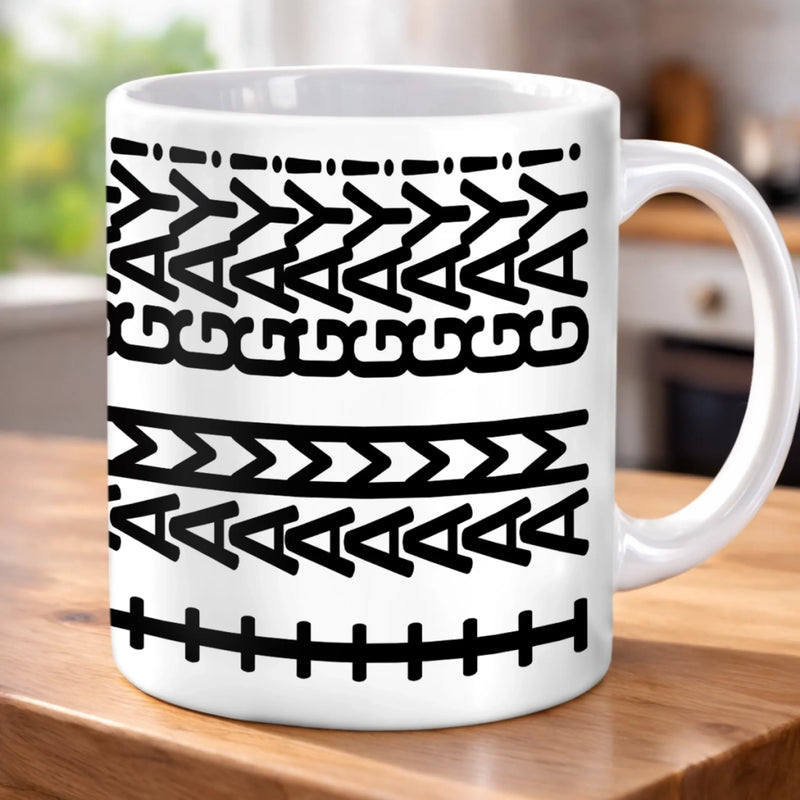 Hidden Message Mug - Funny Christmas Gift For Him, Coworkers, Boss, White Elephant Gift - Slightly Mischievous