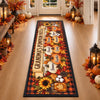 Custom Pumpkin Runner Rug - Personalized Birthday Gifts For Mom, Dad, Brother, Sister - Home Filled With Fall Blessings