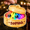 Custom Squishy Acrylic Ornament - Personalized Christmas Birthday Gifts For Kids - Sweet Little Dumpling Of Mine