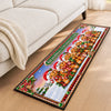 Custom Gingerbread Runner Rug - Personalized Christmas Birthday Gifts For Grandma, Grandpa -  Cozy Season With Family